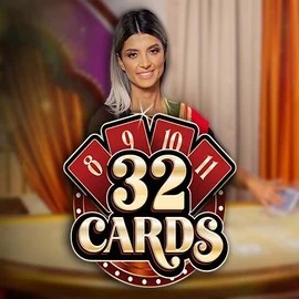 32 Cards slot icon by Ezugi, available at Zeturf Casino