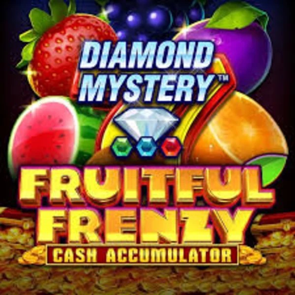 Diamond Mystery Fruitful Frenzy Cash Accumulator slot visual from Greentube available on zeruf-nl.nl