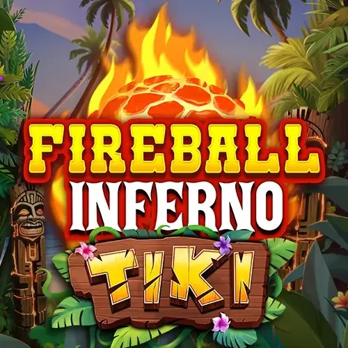 Fireball Inferno Tiki by NetEnt, showcased at zeruf-nl.nl – game logo