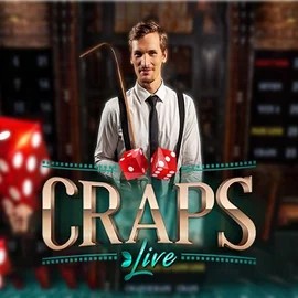 Official Live Casino logo: Live Craps by Evolution at Zeturf Casino