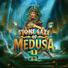 Stone Gaze of Medusa 2 online game logo by Stakelogic on zeruf-nl.nl